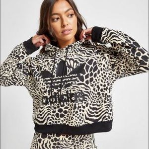 Animal Print Adidas Hoodie